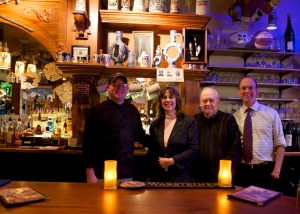 Owner, John Metzger and nephew Ryan, Heidi Metzger, and Walter Metzger, at our 85th Anniversary celebration.